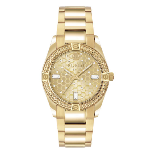 Philipp Plein® Analoog &#039;Plein icon chain&#039; Dames Horloge PW1FA0425