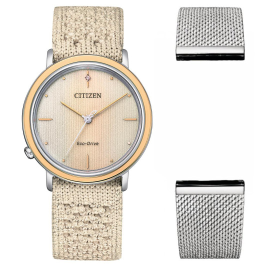 Citizen® Analogue 'L Ambiluna Collection' Women's Watch EM1006-40A