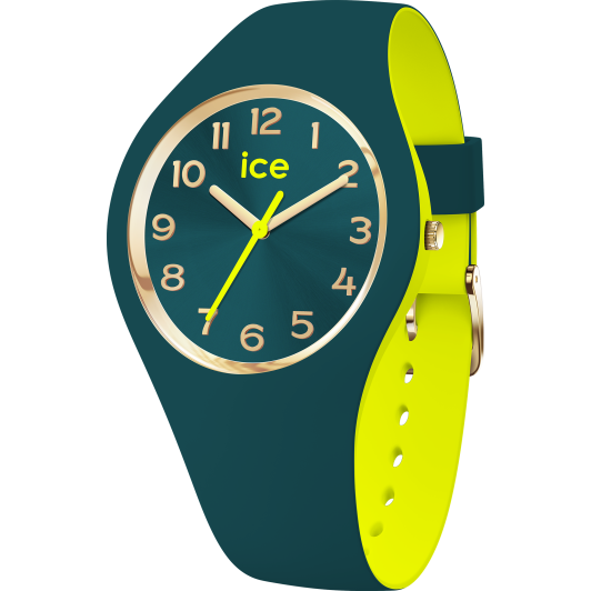 Ice Watch® Analog 'Ice Duo Chic - Dark Green Lime' Damen Uhr (Small) 023280