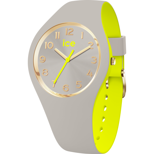 Ice Watch® Analog 'Ice Duo Chic - Grey Lime' Damen Uhr (Small) 023279
