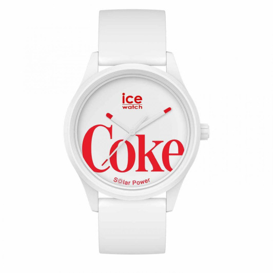Ice Watch® Analogue 'Coca Cola×ice-watch - White' Unisex's Watch (Medium) 018513
