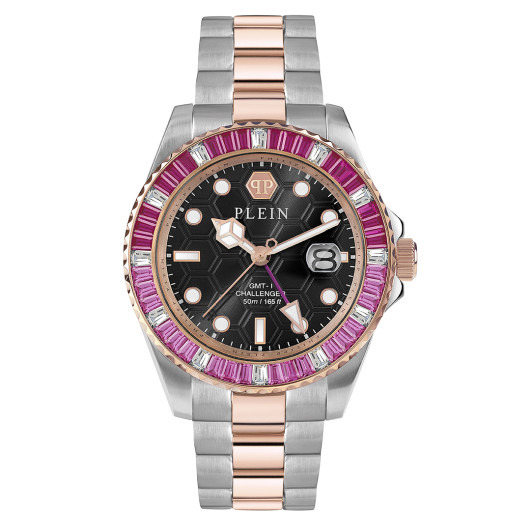 Philipp Plein® Analogue 'Gmt-i Challenger Baguettes' Men's Watch PWPZA0424