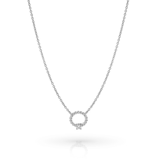 Orphelia® 'Premium' Dames Zilver 925 925 Collier - Zilverkleurig ZK-7562