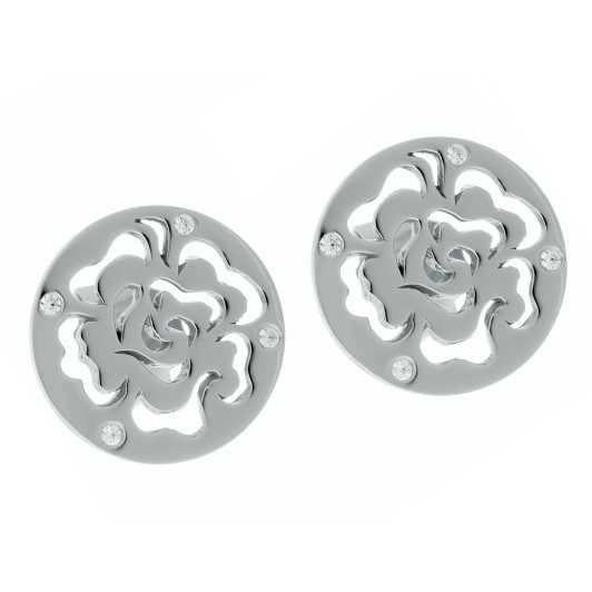 Orphelia® 'Fiore' Damen Sterling Silber Ohrstecker - Silber ZO-7079