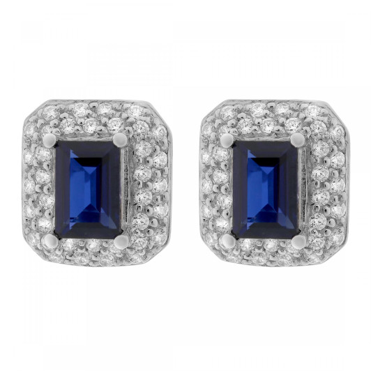 Orphelia® 'Jackie' Damen Sterling Silber Ohrstecker - Silber ZO-7237/SA