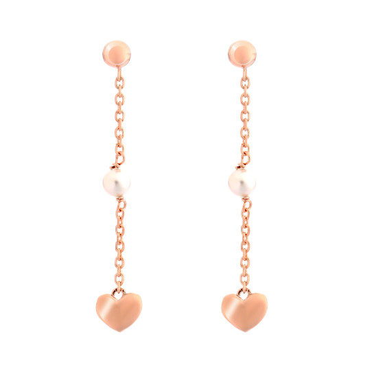 Orphelia® &#039;Nahara&#039; Femmes Argent Boucle d&#039;oreille - Rosé ZO-7378