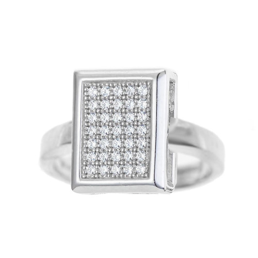 Orphelia® Damen Sterling Silber Ring - Silber ZR-7269