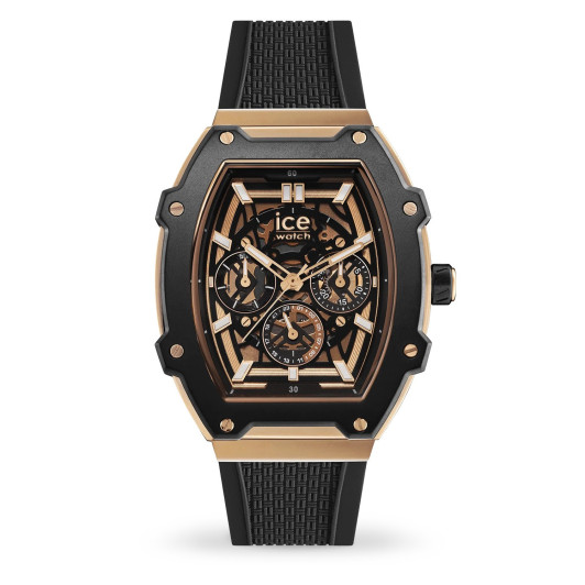 Ice Watch® Multi Zifferblatt 'Ice Boliday - Black Rose-gold Skel - Steel' Herren Uhr (Medium) 024370