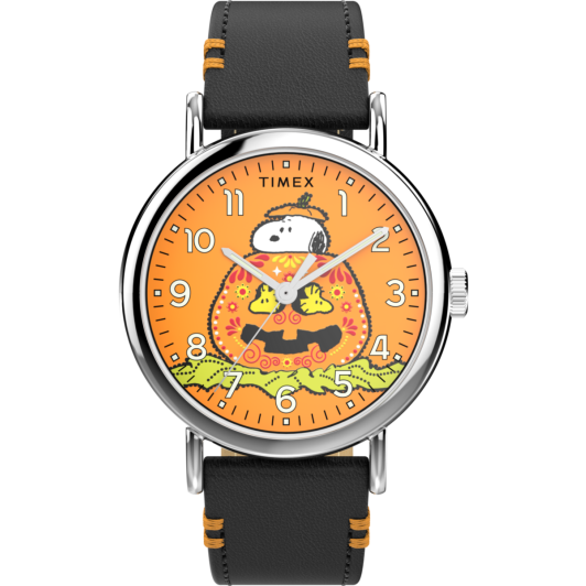 Timex® Analogue 'Peanuts Weekender Pumpkin' Men's Watch TW2Y12300