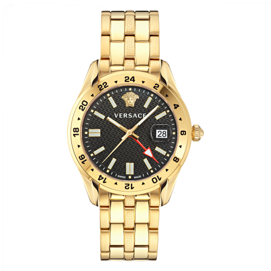 Versace® Analoog &#039;Greca time gmt&#039; Heren Horloge VE7C00723