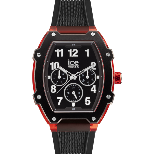 Ice Watch® Multi Zifferblatt 'Ice Boliday - Black Red' Unisex Uhr (Medium) 023316