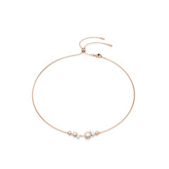 Swarovski® 'Constella bars' Dames Verguld Metaal Collier - Rosékleurig 5729504