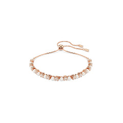 Swarovski® 'Matrix pearl' Dames Verguld Metaal Armband (sieraad) - Rosékleurig 5729506