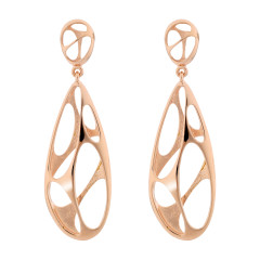 Orphelia® 'Ava' Women's Sterling Silver Drop Earrings - Rose ZO-7374 RG