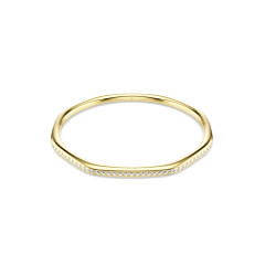 Swarovski® 'Dextera Octagon' Women's Gold Plated Metal Bracelet - Gold 5724581