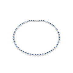 Swarovski® 'Una angelic' Dames Metaal Collier - Zilverkleurig 5733402