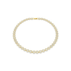Swarovski® 'Una angelic' Dames Verguld Metaal Collier - Goudkleurig 5720505