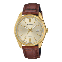 Casio® Analoog 'Casio collection' Heren Horloge MTP-1302PGL-9AVEF