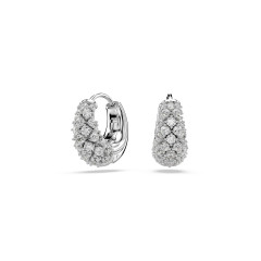 Swarovski® 'Sublima' Women's Base Metal Drop Earrings - Silver 5732282