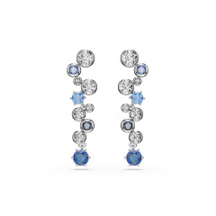 Swarovski® 'Constella' Women's Base Metal Drop Earrings - Silver 5732775