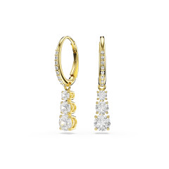 Swarovski® 'Stilla attract' Dames Verguld Metaal Creolen - Goudkleurig 5723300