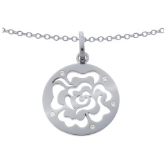 Orphelia® 'Fiore' Dames Zilver 925 925 Collier - Zilverkleurig ZH-7079