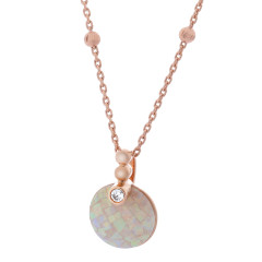 Orphelia® 'Vera' Dames Zilver 925 925 Collier - Rosékleurig ZH-7231/RG