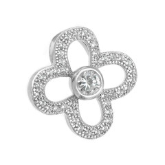 Orphelia® 'Laerke' Dames Zilver 925 925 Collier - Zilverkleurig ZH-7241