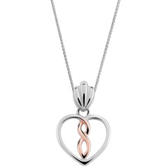 Orphelia® 'Delilah' Dames Zilver 925 925 Collier - Zilver/Rosé ZH-7475