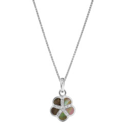 Orphelia® 'Daisy' Dames Zilver 925 925 Hanger met Ketting - Zilverkleurig ZH-7585