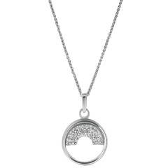 Orphelia® 'Tista' Damen Sterling Silber Anhanger mit Kette - Silber ZH-7586