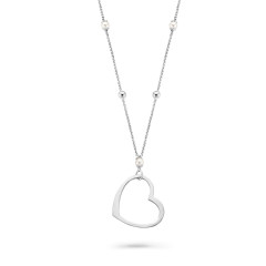 Orphelia® 'Laguna' Women's Sterling Silver Chain with Pendant - Silver ZK-7183