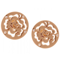 Orphelia® 'Fiore' Dames Zilver 925 925 Oorknoppen - Rosékleurig ZO-7079/1