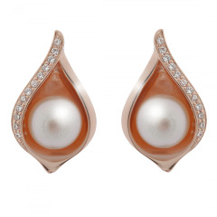 Orphelia® 'Sophia' Femmes Argent Puce d'oreille - Rosé ZO-7234/RG
