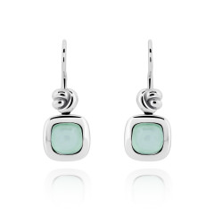 Orphelia® 'Anat' Women's Sterling Silver Drop Earrings - Silver ZO-7467