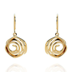 Orphelia® 'Apolline' Women's Sterling Silver Drop Earrings - Gold ZO-7500/G