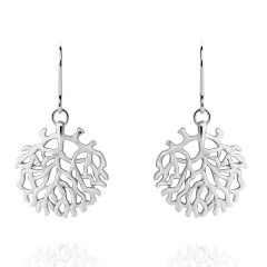 Orphelia® 'Flavie' Women's Sterling Silver Drop Earrings - Silver ZO-7502