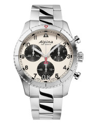 Alpina® Chronograaf 'Startimer pilot' Heren Horloge AL-372WB4S26B