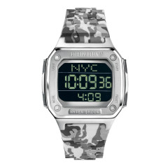 Philipp Plein® Digital 'Hyper $hock' Unisexe Montre PWHAA1522