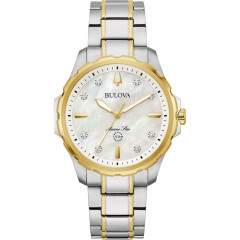 Bulova® Analoog 'Marine star' Dames Horloge 98P227