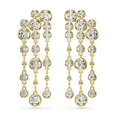 Swarovski® 'Imber' Women's Gold Plated Metal Drop Earrings - Gold 5680093
