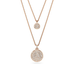 Swarovski® 'Meteora' Women's Gold Plated Metal Necklace - Rose 5683449