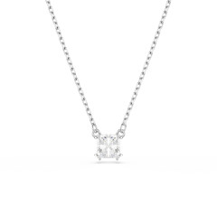 Swarovski® 'Matrix' Women's Base Metal Necklace - Silver 5701903