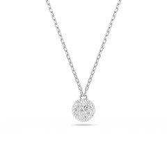 Swarovski® 'Dextera' Women's Base Metal Necklace - Silver 5693206