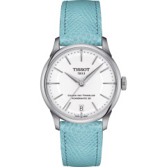 Tissot® Analoog 'T-classic chemin des tourelles powermatic 80' Dames Horloge T1392071601100