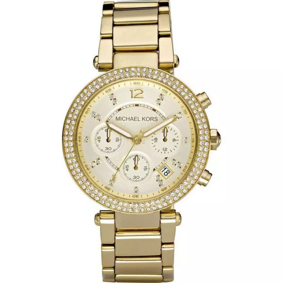 Michael Kors MK5354 2024 Women Stainless Steel Analog Dial Quartz Genuine Watch LP107