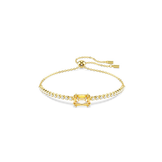 Swarovski® 'Matrix Tennis' Femmes Métal plaqué Bracelet - Or 5730699