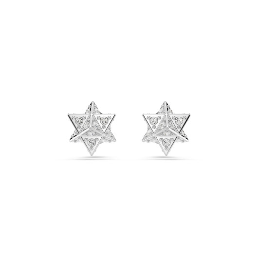 Swarovski® 'Dextera' Femmes Métall Puce d'oreille - Argent 5700322