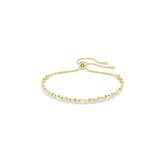 Swarovski® 'Matrix Tennis' Femmes Métal plaqué Bracelet - Or 5730709