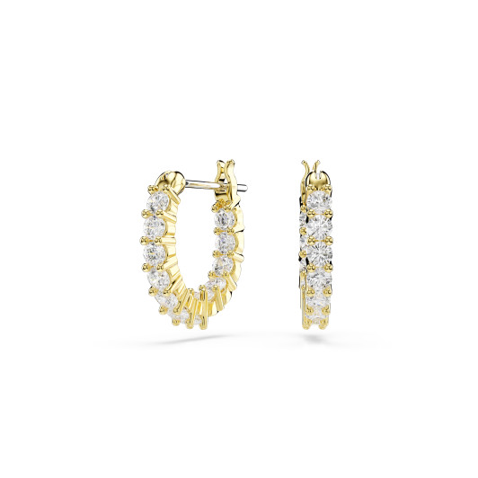 Swarovski® 'Matrix Vittore' Femmes Métal plaqué Créoles - Or 5733398